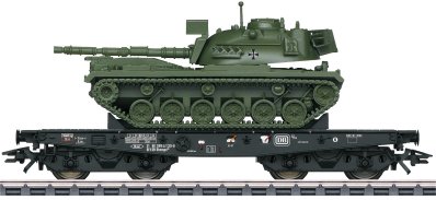 DB Type Rlmmps Heavy-Duty Flat Car with M48 Tank, Era IV