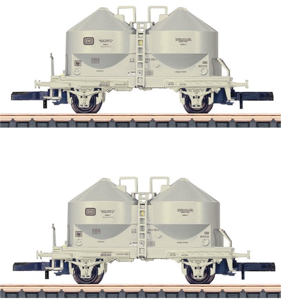 DB Type Ucs 908 Powdered Freight Silo 2-Car Set, Era IV