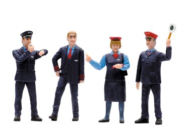 Set of Figures for Railroad Workers in Switzerland