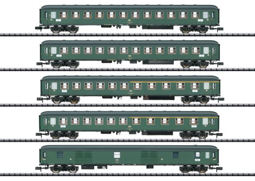 D 360 Express Train Passenger Car Set, Era IV