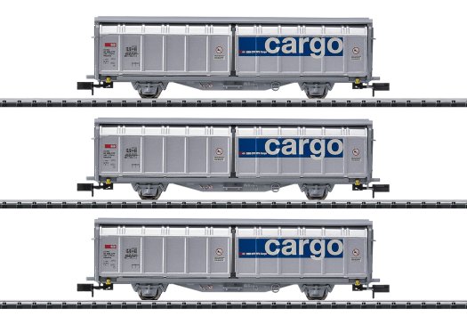 SBB Sliding Wall Boxcar Set, Era VI