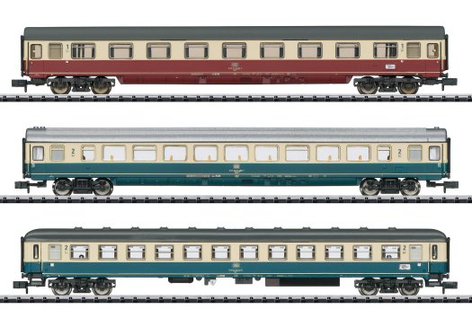 IC 611 Gutenberg Express Train Passenger Car Set #2