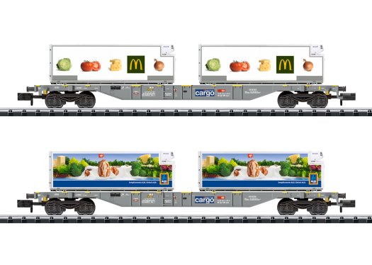 Foodstuffs Refrigerated Transport Container Transport Car Set