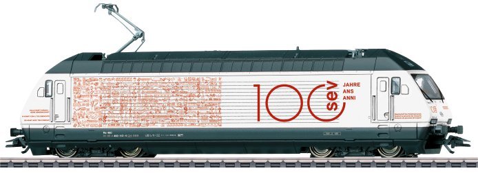SBB cl Re 460 Electric Locomotive, 100 Anniv. of SEV, Era VI