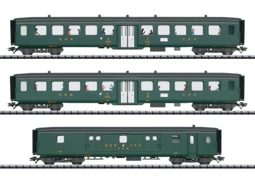 D96 Isar-Rhone Express Train Passenger 3-Car Set #2