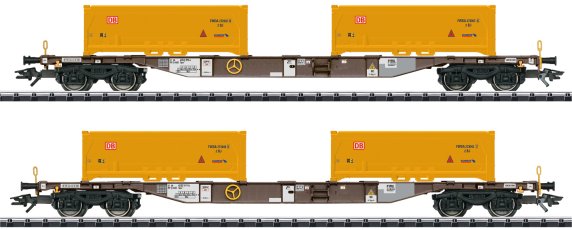 Soil Excavation Stuttgart 21 Container Transport Car Set, Era VI