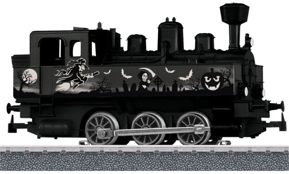 Mrklin Start up - Halloween Glow in the Dark Steam Locomotive