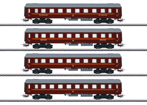 Tin-Plate Passenger Car Set