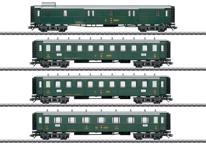 Swiss Old-Timer Passenger Car Set