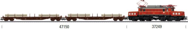 Lumber Flat Car Set