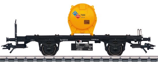 Container Flat Car for Medium Sized Containers