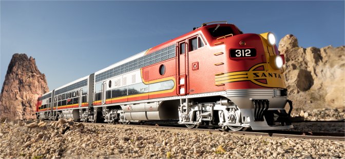 Santa Fe F7A Diesel Locomotive