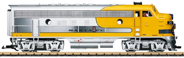 Santa Fe F7A Diesel Locomotive
