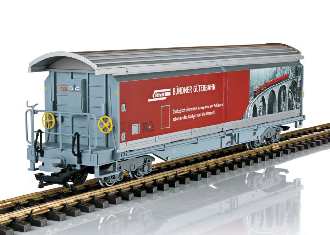 RhB Type Hai-tvz Sliding Wall Boxcar