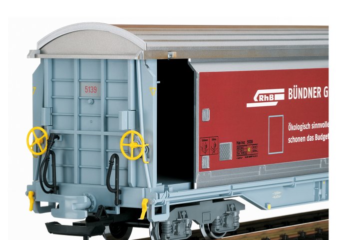 RhB Type Hai-tvz Sliding Wall Boxcar