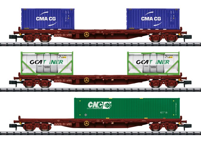 Container Flat Car Set