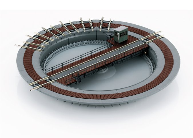 Turntable with 8 Spoke Tracks