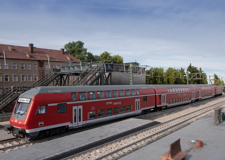 Bi-Level Cab Control Car, 2nd Class