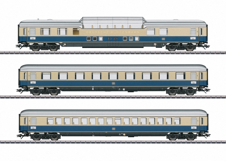 Rheinpfeil 1963 Express Train Passenger Car Set 1