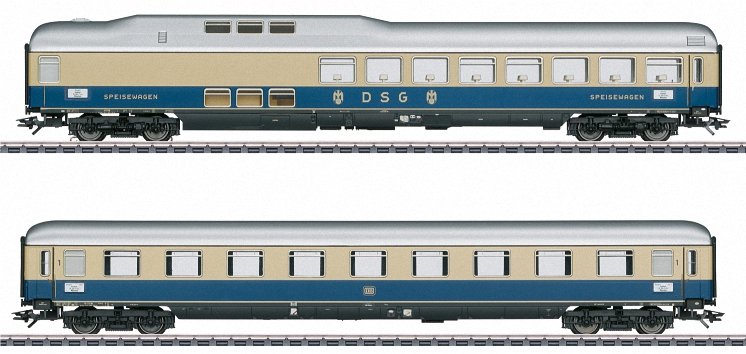 Rheinpfeil 1963 Express Train Passenger Car Set 2