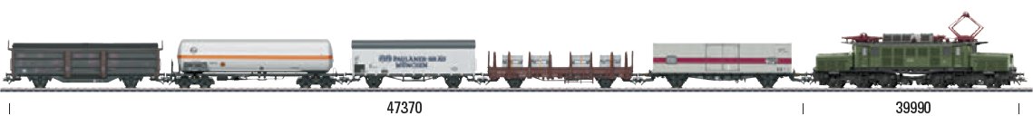 Freight Car Set for the Class 194