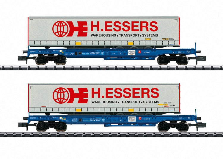 Deep Well Flat Car Set