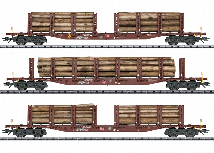 Wood Transport Stake Car Set